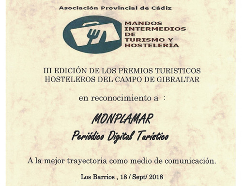 Premio para Monplamar de profesionales turísticos de Cádiz