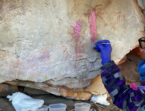 Restauradas pinturas rupestres vandalizadas