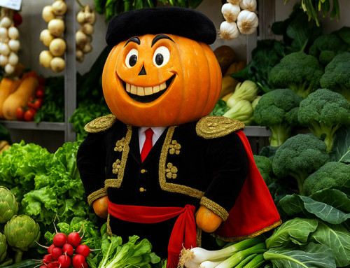 Humor en los mercados gaditanos en Tosantos