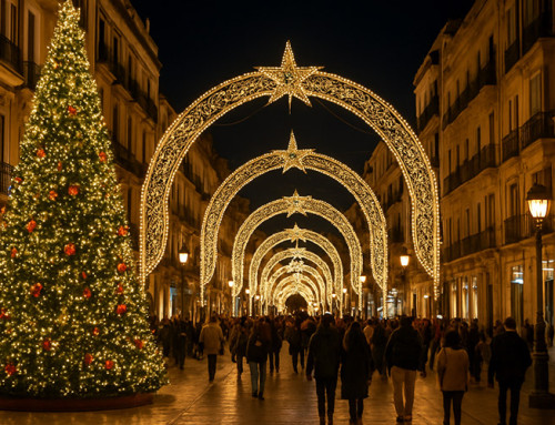 Un mar de luces para celebrar la Navidad